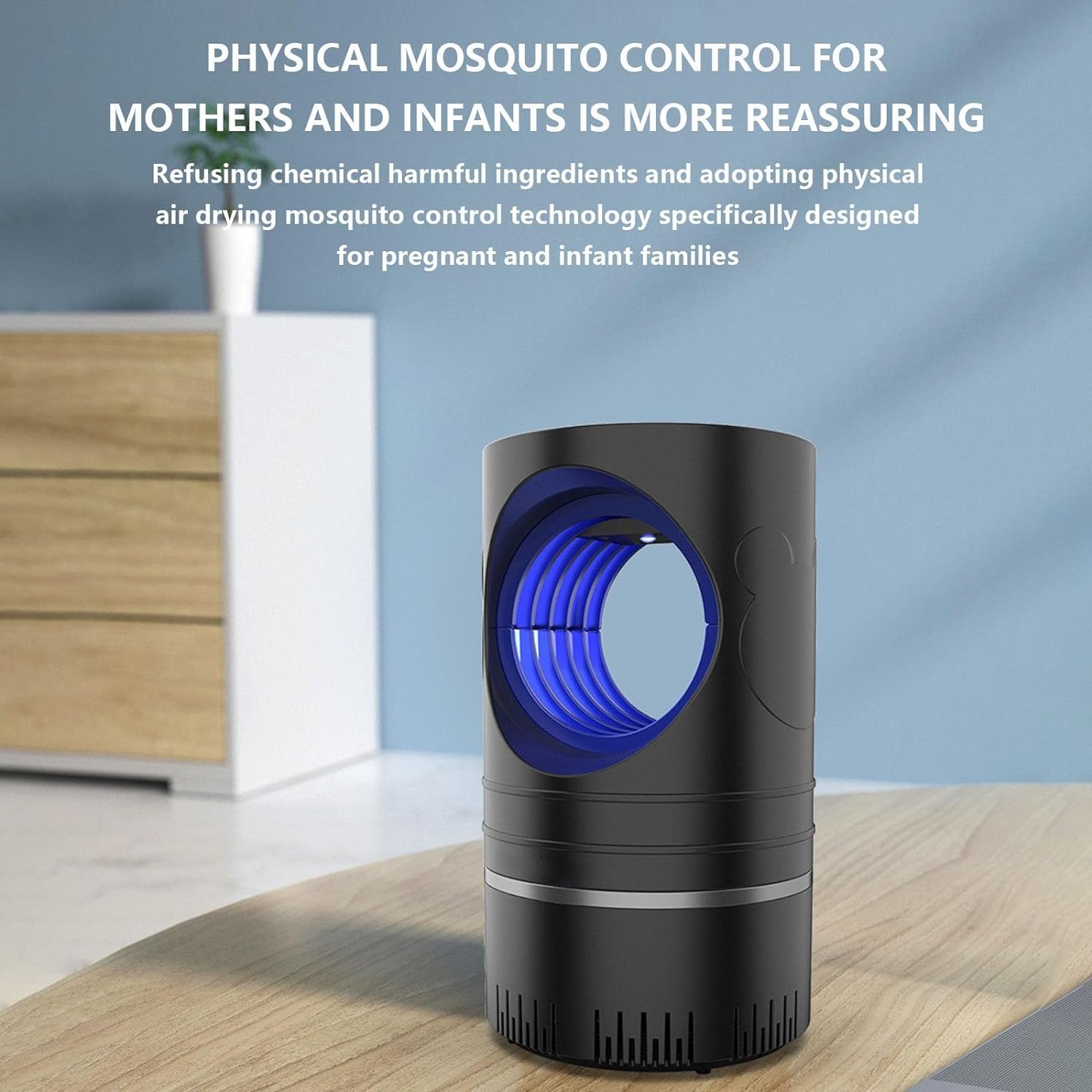 𝖬𝗈𝗌𝗊𝗎𝗂𝗍𝗈 𝖹𝖺𝗉𝗉𝖾𝗋 - Purple Light Catalytic 𝖬𝗈𝗌𝗊𝗎𝗂𝗍𝗈 Lamp for Indoor Outdoor, USB Power Silent Household 𝖬𝗈𝗌𝗊𝗎𝗂𝗍𝗈 Lamp Inhalation Electronic Four Dimensional Trap (wh1te)