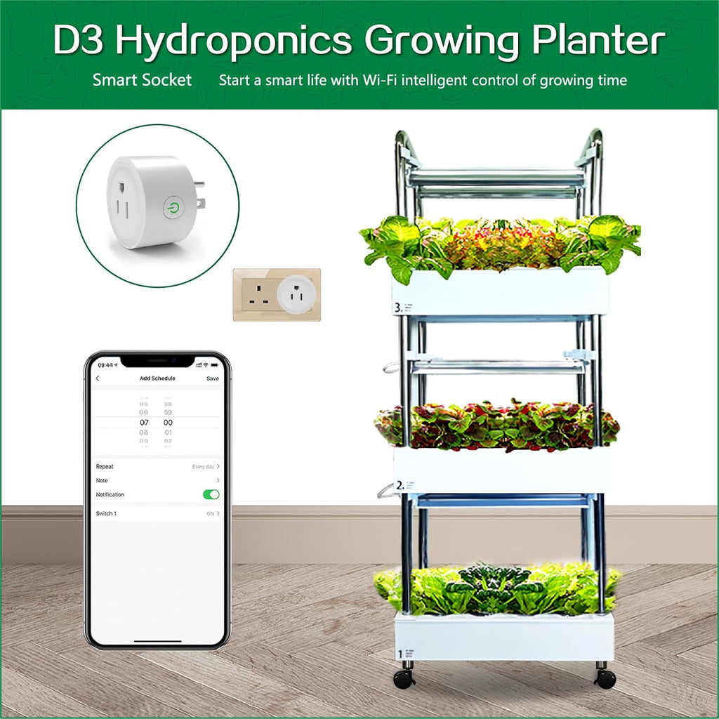 Hydroponics Growing System Plant Germination Kits Hydrophonic Planter for Indoor Garden Vegetable Herb Microgreens Growing Aerogarden Gardening Gifts 36 Large Pods(≈ 5X Small Pods)