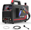 Plasma Cutting Machine 65Amp Non-High Frequency Non-Touch Arc Digital Screen Display DC Inverter 110/220V Dual Voltage Blowback Plasma Cutting Machine CUT-65DS