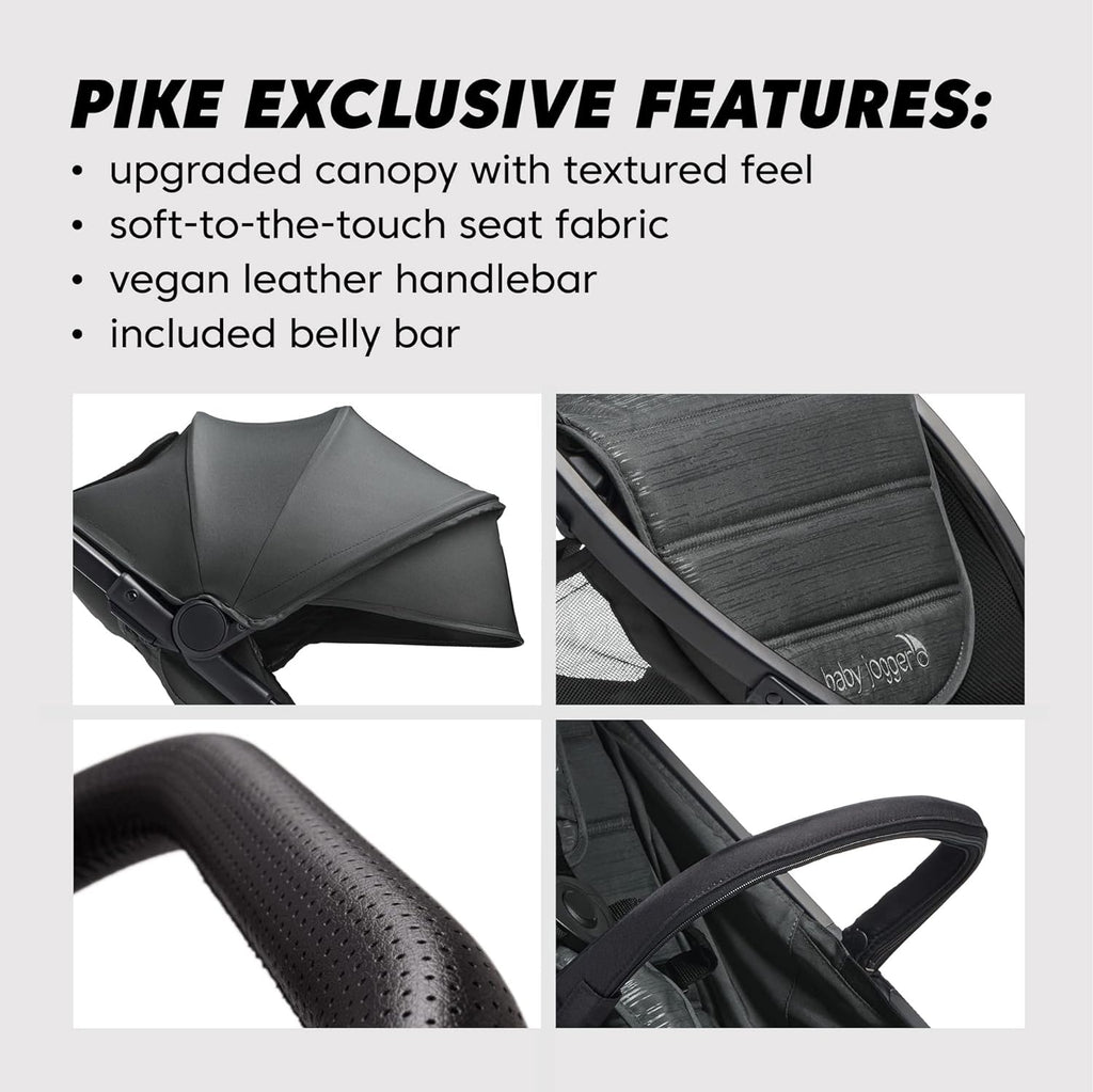 City Tour 2 Ultra-Compact Travel Stroller, Jet, Lightweight, Foldable, Ideal for Traveling