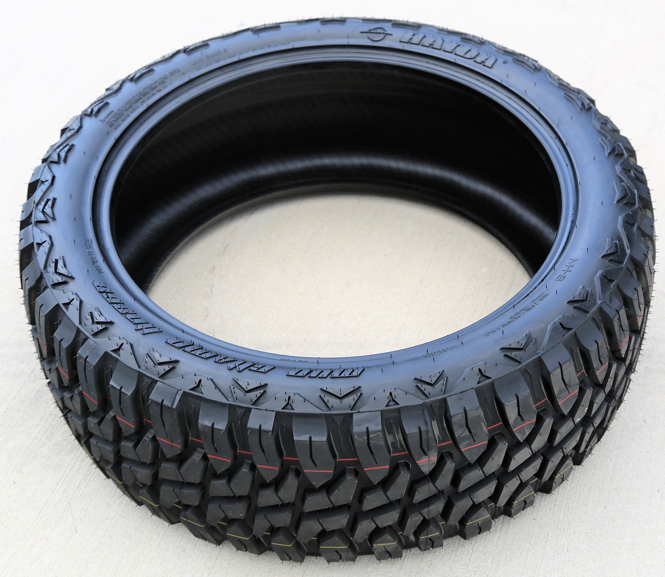 Set of 4 (four) 275/65R20 126/123Q E (10 ply) M/T mud tires