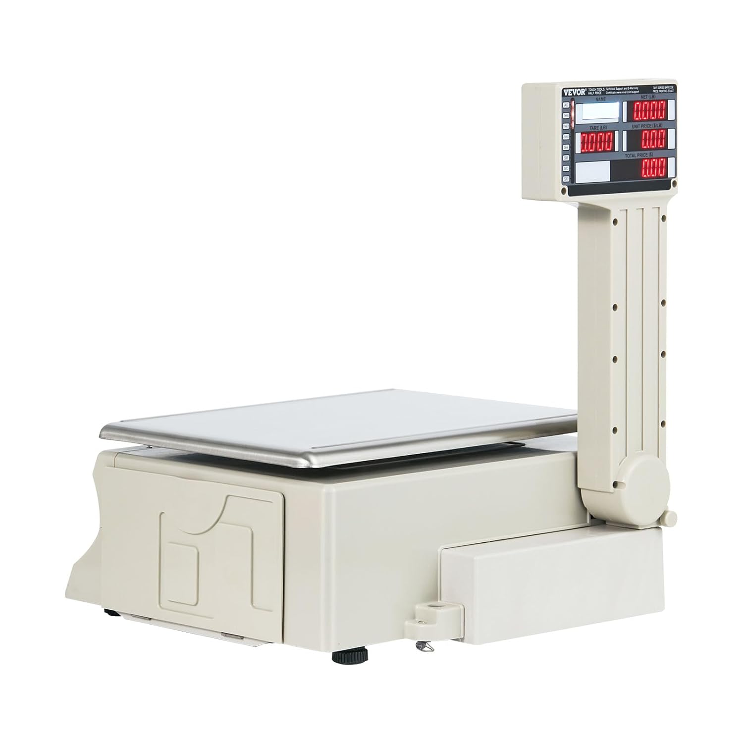 Electronic Price Computing Scale, 66 LB Digital Deli Weight Scales, LED Digital Commercial Food Fruit Meat Produce Counting Weight, for Retail Outlet Store, Kitchen, Restaurant Market, Farmer