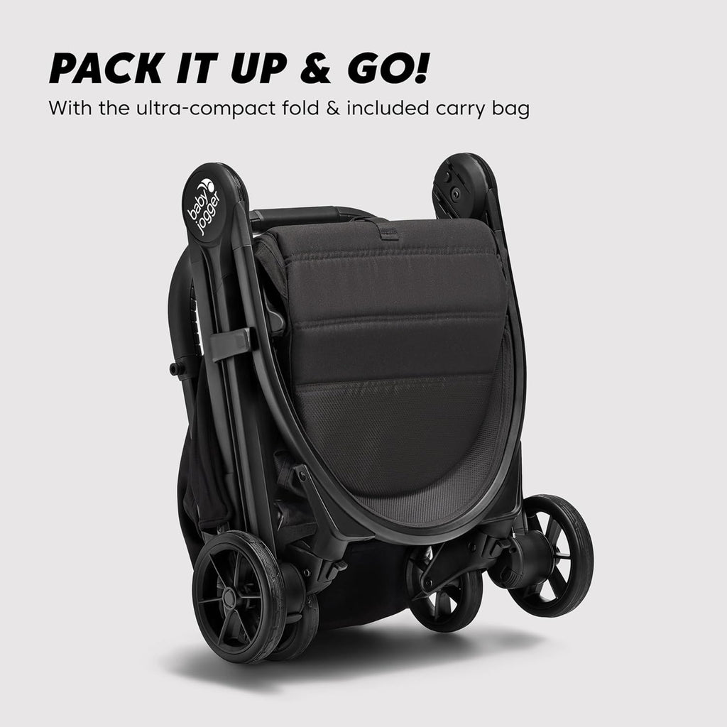 City Tour 2 Ultra-Compact Travel Stroller, Jet, Lightweight, Foldable, Ideal for Traveling