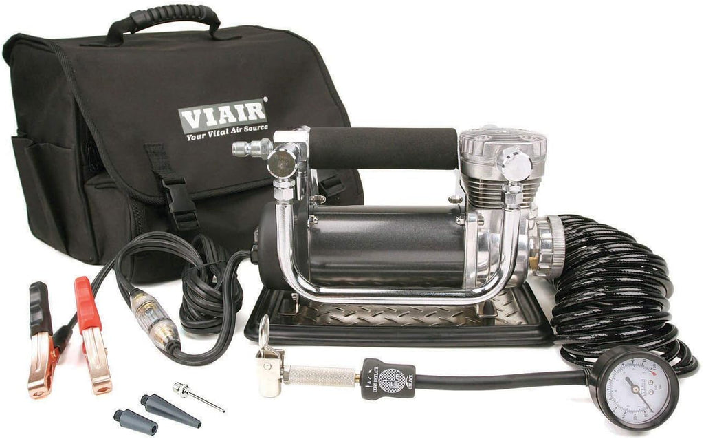 440P - 44043 Tire Inflator Portable Heavy Duty Offroad Air Compressor for Large Trucks & Jeeps | 12V On/Offroad Tire Pump Air Compressor, 150 PSI, up to 37" Tires, Alligator Clips