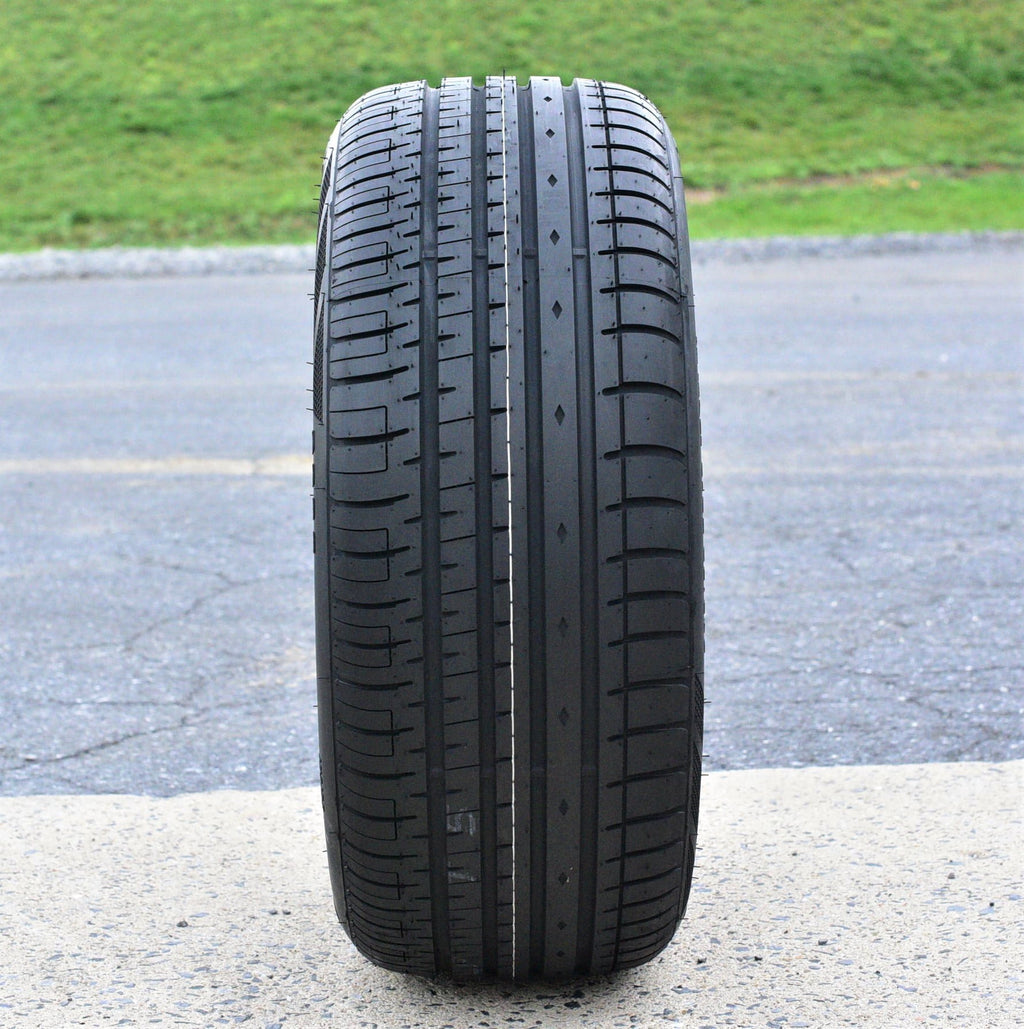 One set of 4(4)255/35R20 ZR 97Y XL A/S performance tires for: 2007-10 Mercedes-Benz S550 4Matic, 2017-18 Audi Q3 Technik