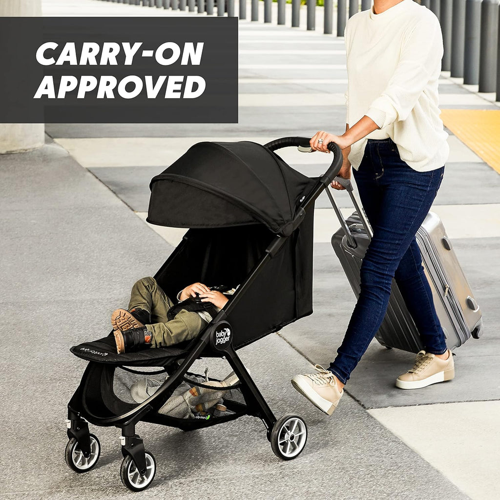 City Tour 2 Ultra-Compact Travel Stroller, Jet, Lightweight, Foldable, Ideal for Traveling