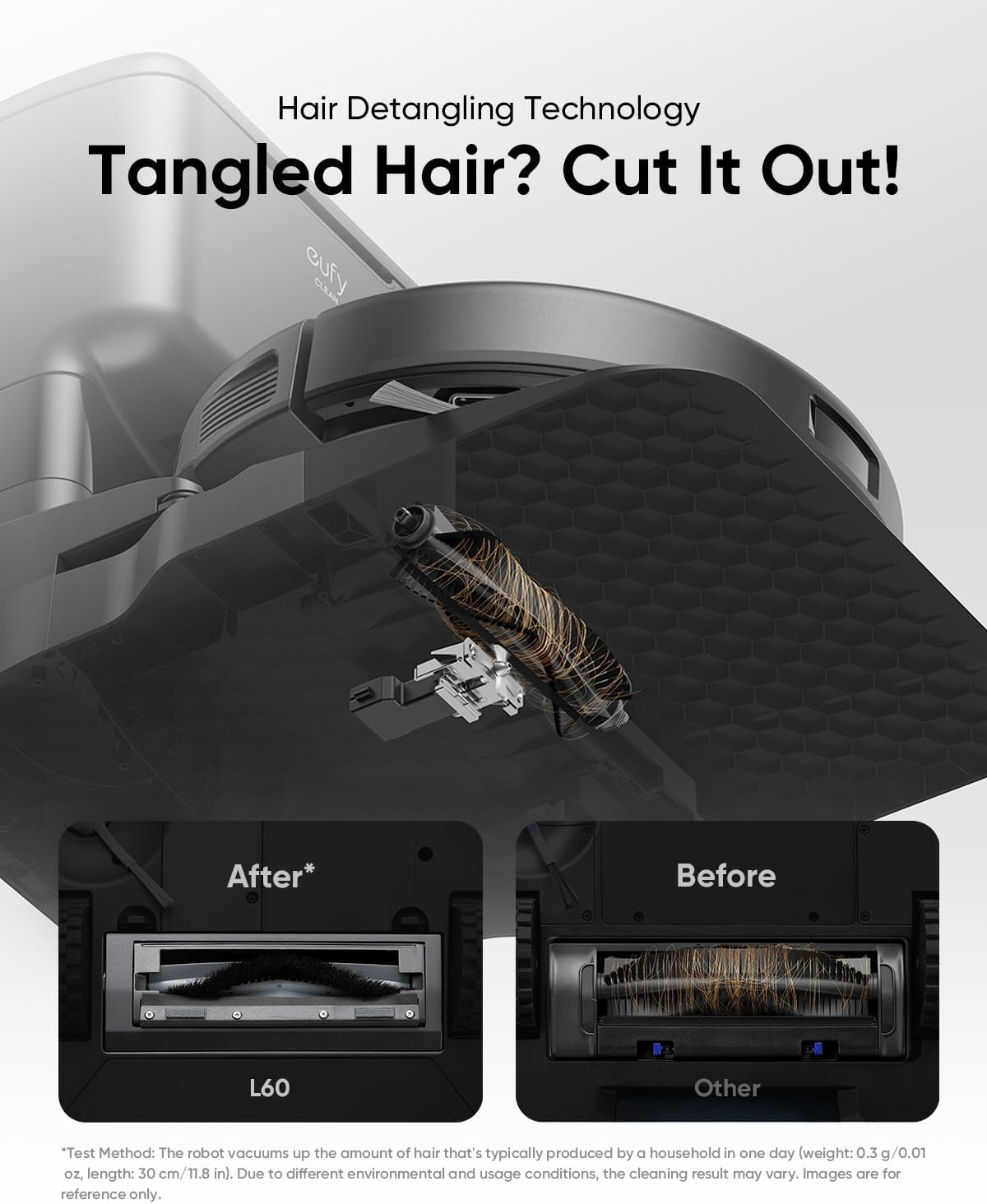 Robot Vacuum, Ultra Strong 5,000 Pa Suction, iPath Laser Navigation, for Deep Floor Cleaning, Ideal for Hair, Hard Floors