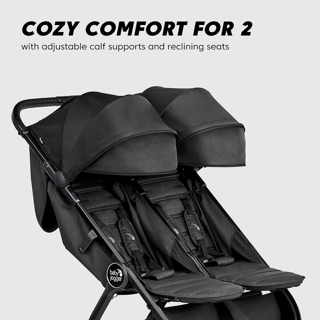City Tour 2 Ultra-Compact Travel Stroller, Jet, Lightweight, Foldable, Ideal for Traveling