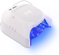 Professional Hybrid 86W Wireless Rechargeable UV LED Nail Curing Lamp Cordless Nail Dryer for Gel Nails, Manicure, Pedicure (Black)