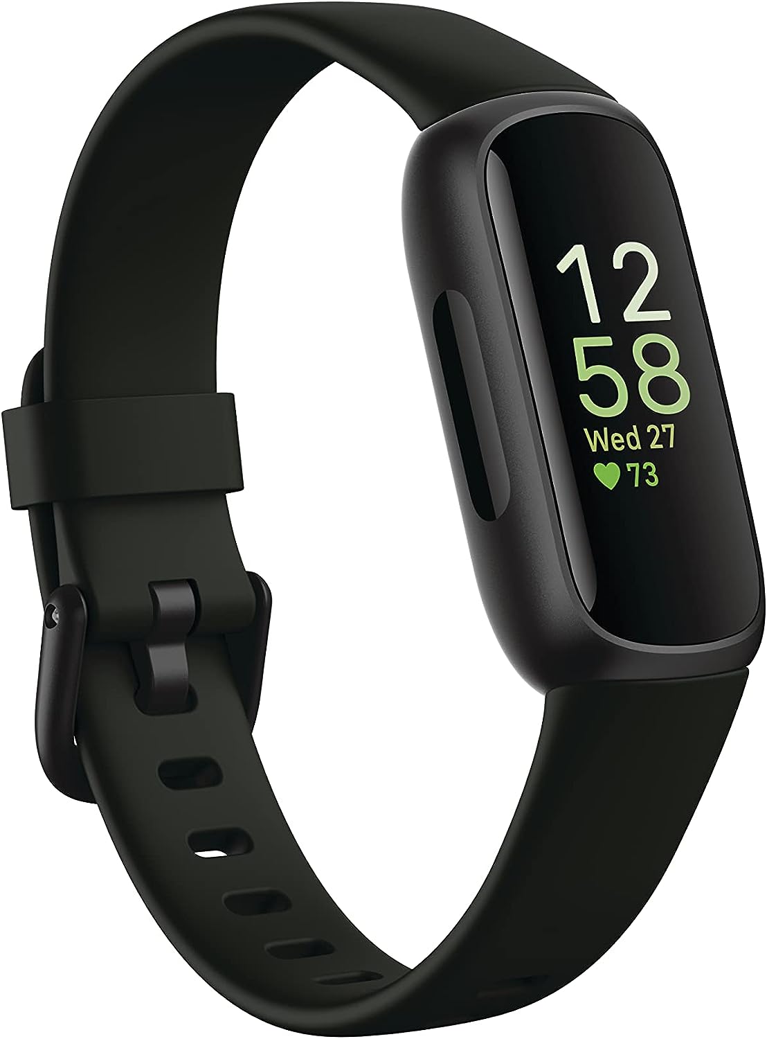 Fitness and Wellness-Tracker with Stress Management, Sleep-Tracking and 24/7 Heart Rate, One Size S L Bands Included, Lunar White/Soft Gold Stainless Steel, 1 Count